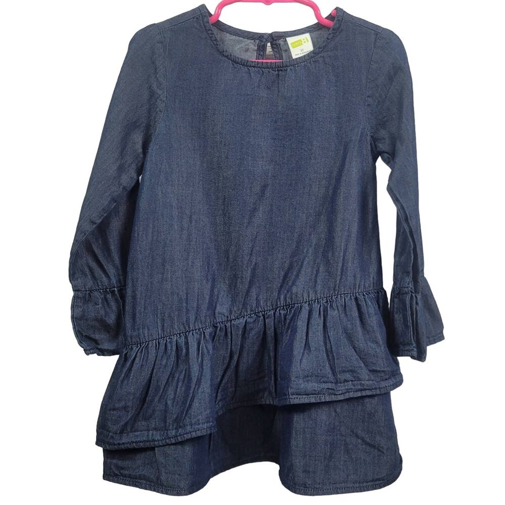 Crazy 8 Blue Ruffle Dress Size 3T